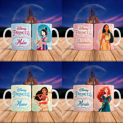 15 Plantillas Disney Princesas + 15 Mockups para redes - Omi Store