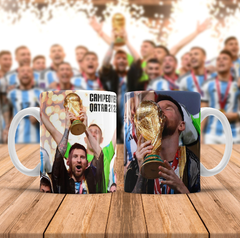Taza de Cerámica Argentina Campeón Del Mundo 002