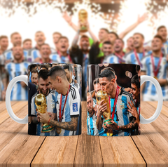 Taza de Cerámica Argentina Campeón Del Mundo 006