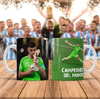Taza de Cerámica Argentina Campeón Del Mundo 004
