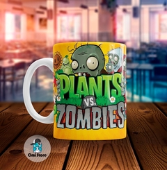 Taza de Cerámica Plants Vs. Zombies 001
