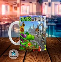 Taza de Cerámica Plants Vs. Zombies 002