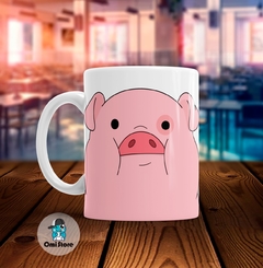 Taza de Cerámica Cerdito Pato 001