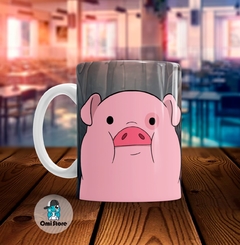 Taza de Cerámica Cerdito Pato 009