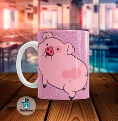 Taza de Cerámica Cerdito Pato 005
