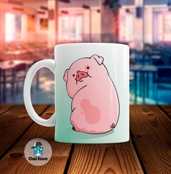 Taza de Cerámica Cerdito Pato 006