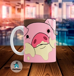 Taza de Cerámica Cerdito Pato 007