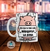 Taza de Cerámica Cerdito Enojado