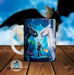 Taza de Cerámica Como Entrenar a tu Dragón 001