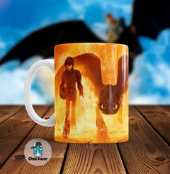 Taza de Cerámica Como Entrenar a tu Dragón 003