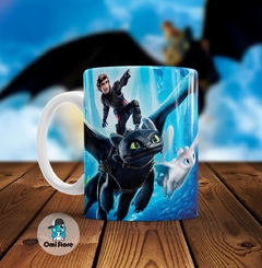 Taza de Cerámica Como Entrenar a tu Dragón 004