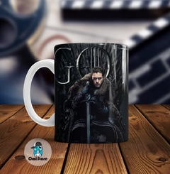 Taza de Cerámica Jon Snow 002