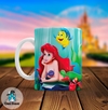 Taza de Cerámica La Sirenita 002