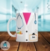 Taza de Cerámica Medica Con Nombre