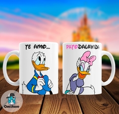Taza de Cerámica Donald y Daisy 001
