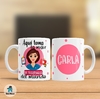 Taza de Cerámica Para Veterinaria C/Nombre