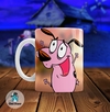 Taza de Cerámica Coraje el Perro Cobarde 001
