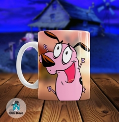 Taza de Cerámica Coraje el Perro Cobarde 001