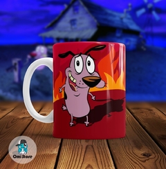 Taza de Cerámica Coraje el Perro Cobarde 005