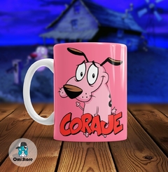 Taza de Cerámica Coraje el Perro Cobarde 006