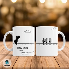 Taza de Cerámica Dinosaurio Internet