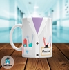 Taza de Cerámica Odontologa Con Nombre