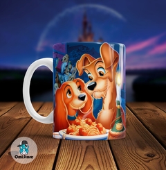Taza de Cerámica La Dama y El Vagabundo 002