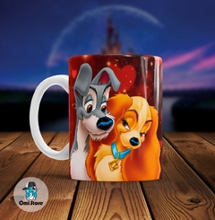 Taza de Cerámica La Dama y El Vagabundo 003