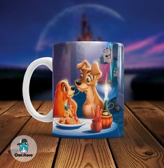 Taza de Cerámica La Dama y El Vagabundo 004