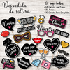 Kit Imprimible Despedida De Soltera Props Carteles Graciosos