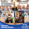 15 Plantillas Argentina Campeón del mundo + Mockup