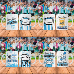 10 Plantillas Flork Mundial Argentina+ 10 Mockups - comprar online