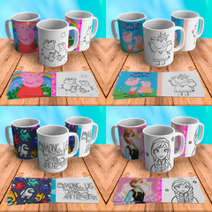 PACK 01 - 35 Plantillas Dia del Niño Para Colorear + 35 Mockups - comprar online