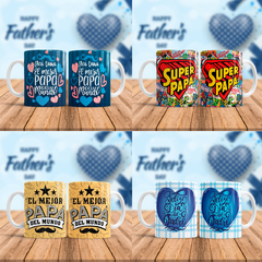 20 Plantillas Día del Padre + 20 Mockups para redes