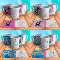 PACK 01 - 35 Plantillas Dia del Niño Para Colorear + 35 Mockups - Omi Store