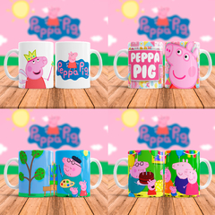 20 Plantillas Peppa Pig + 20 Mockups para redes