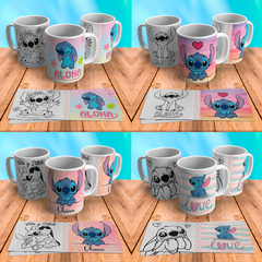 15 Plantillas Stitch para Colorear + 15 Mockups para redes - comprar online