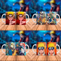 20 Plantillas Naruto + 20 Mockups para redes
