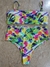 Top reto e calcinha hot pant G - Biquínis Cores do Mar