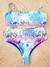 Top reto e calcinha hot pant G - Biquínis Cores do Mar