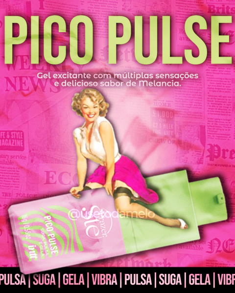 Pico pulse Gel Excitante 16g| Suga, Pulsa e Gela