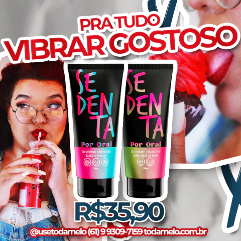 Sedenta Por Oral Gel Comestível com Glitter 50g - comprar online