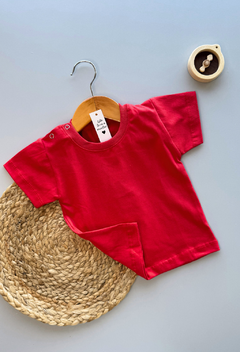 Remera Basic Rojo - Art. 1312 - comprar online