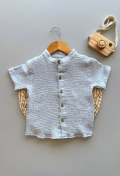 Camisa Baby Cotton Celeste claro - Art. 0314 - comprar online
