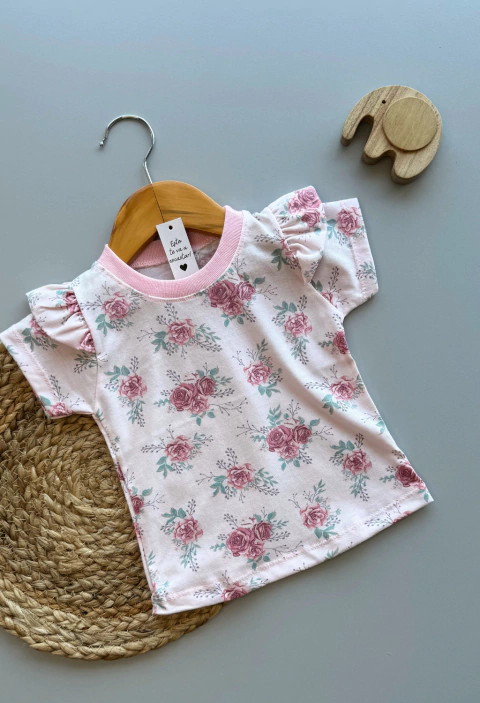 Remera Voladito Greta Rosa - Art. 0301