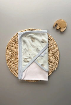 Manta de algodón Peques Celeste - Art. 0031