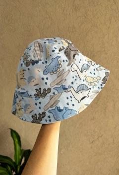 Gorro Piluso Cactus celeste - Art. 0050