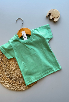 Remera Basic Menta - Art. 1312