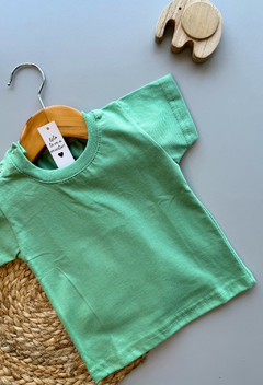 Remera Basic Menta - Art. 1312 - comprar online