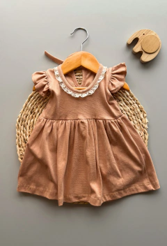 Vestido Puntilla Beige - Art. 0272